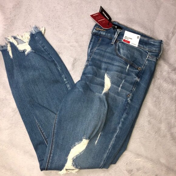NWT Express Ankle Distressed Legging Mid rise - Picture 1 of 10
